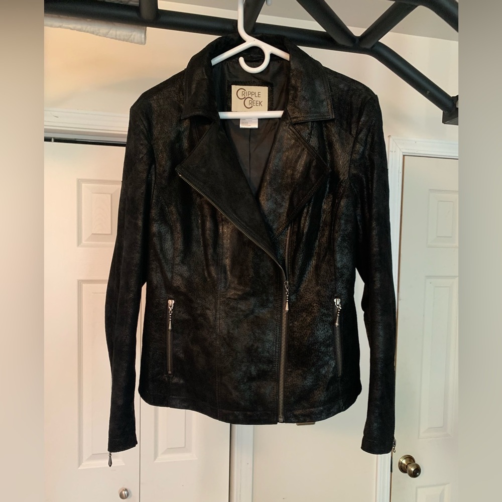 Cripple Creek Leather Jacket Medium Like New